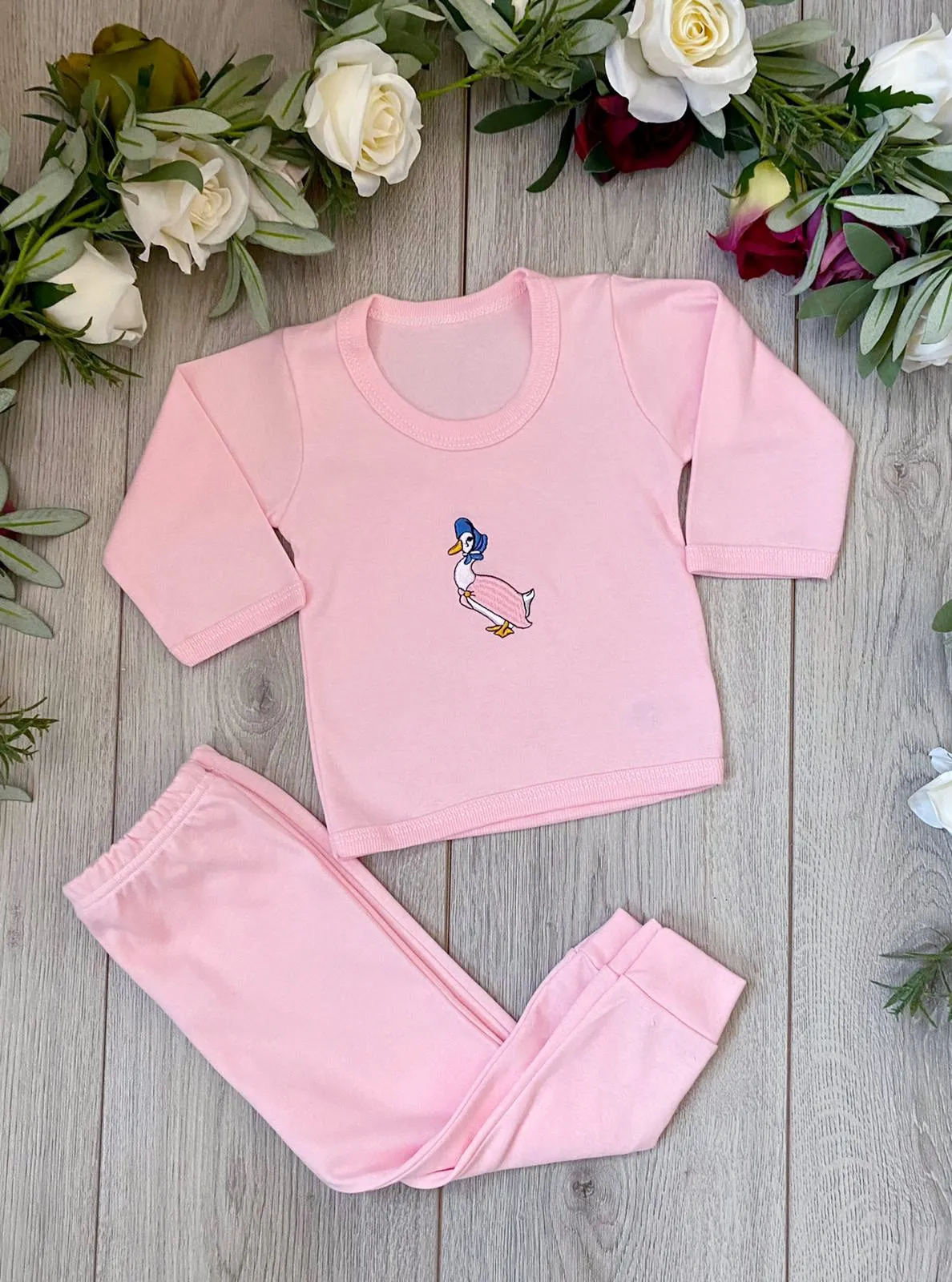Jemima Puddleduck Soft Stretch Jersey Pyjama Loungewear Set