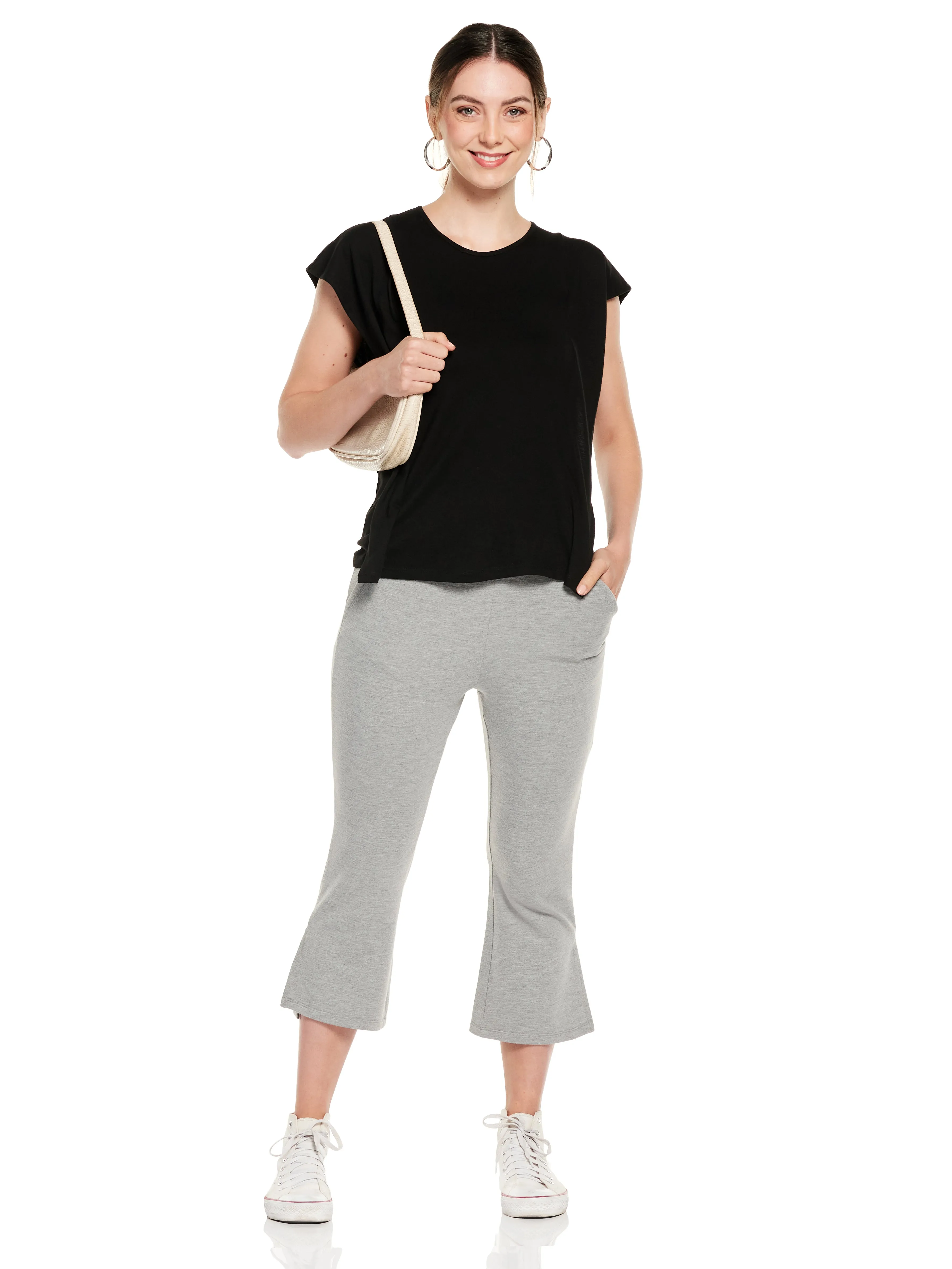 Kaftan Shaped Cotton Modal Tee