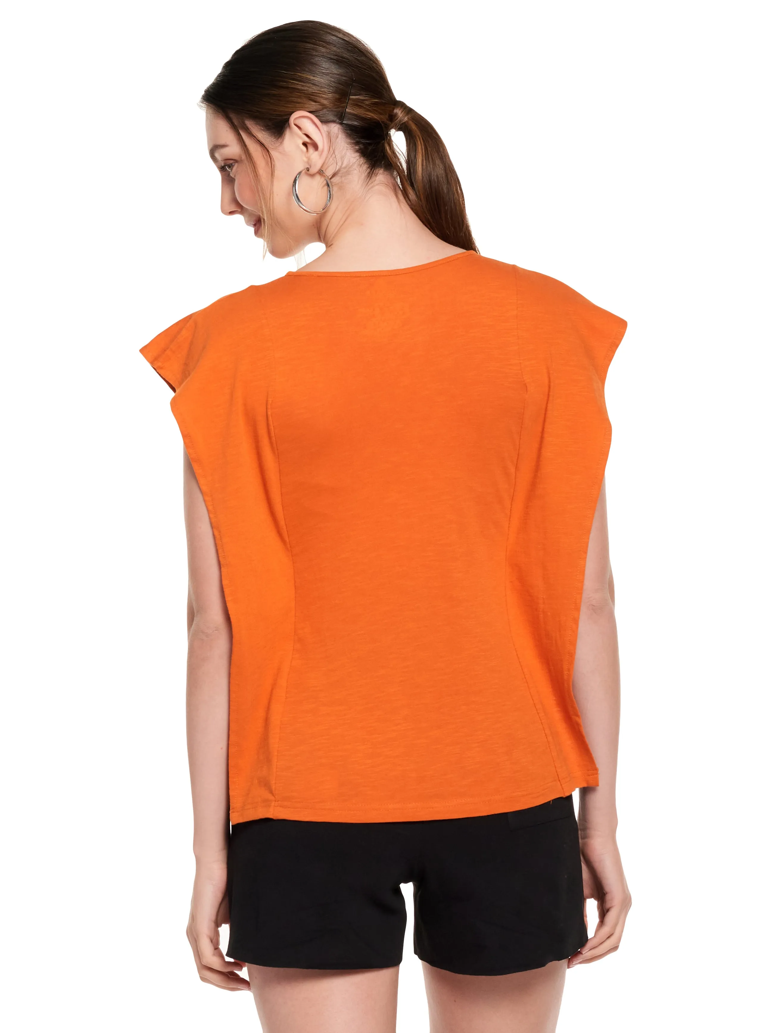 Kaftan Shaped Cotton Modal Tee