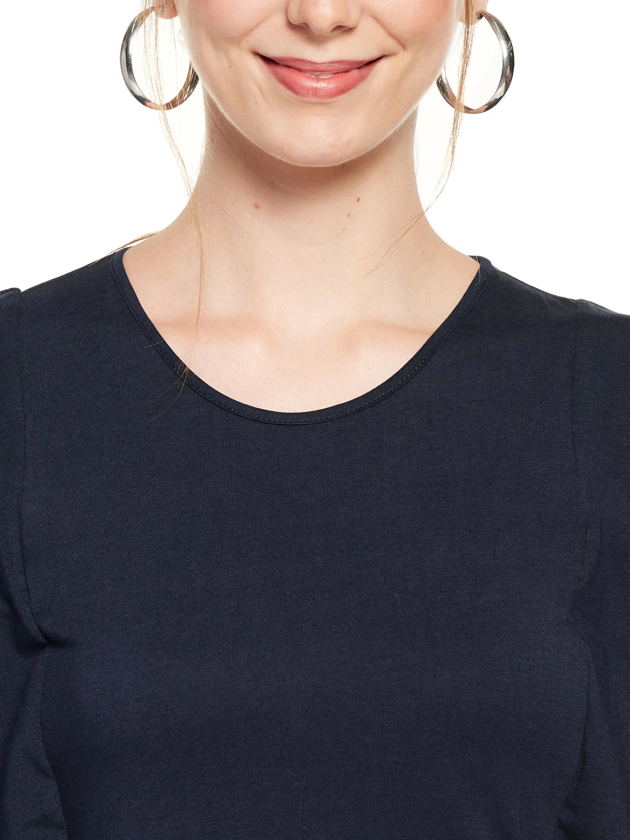 Kaftan Shaped Cotton Modal Tee