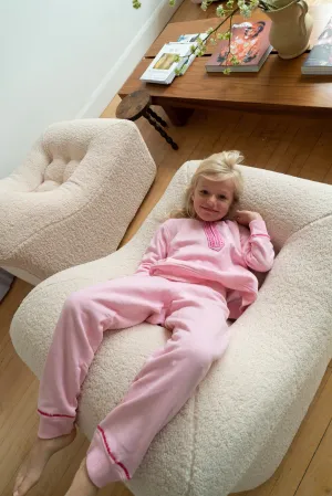Kamso Embroidered Tracksuit | Pink