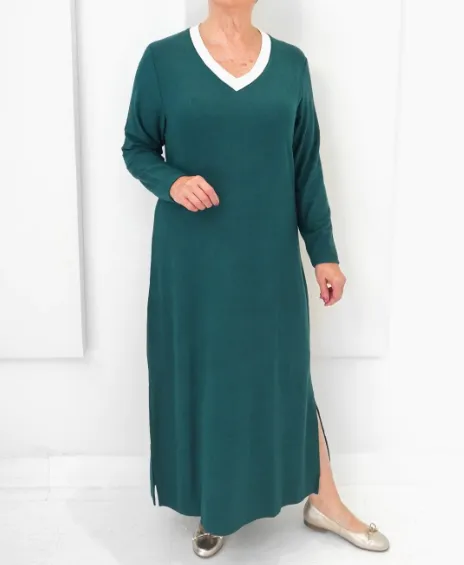 Kayanna Long Lounge Dress- L10270