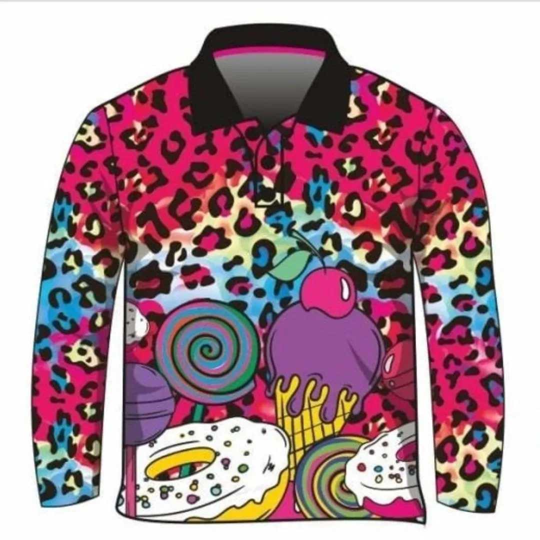Kids | Donut Worry Be Happy Fishing Shirt ★Pre-Order★