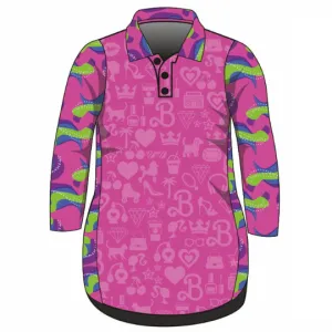 Kids | Let's Go Party Pink Lifestyle Fishing Dress ★Pre-Order★