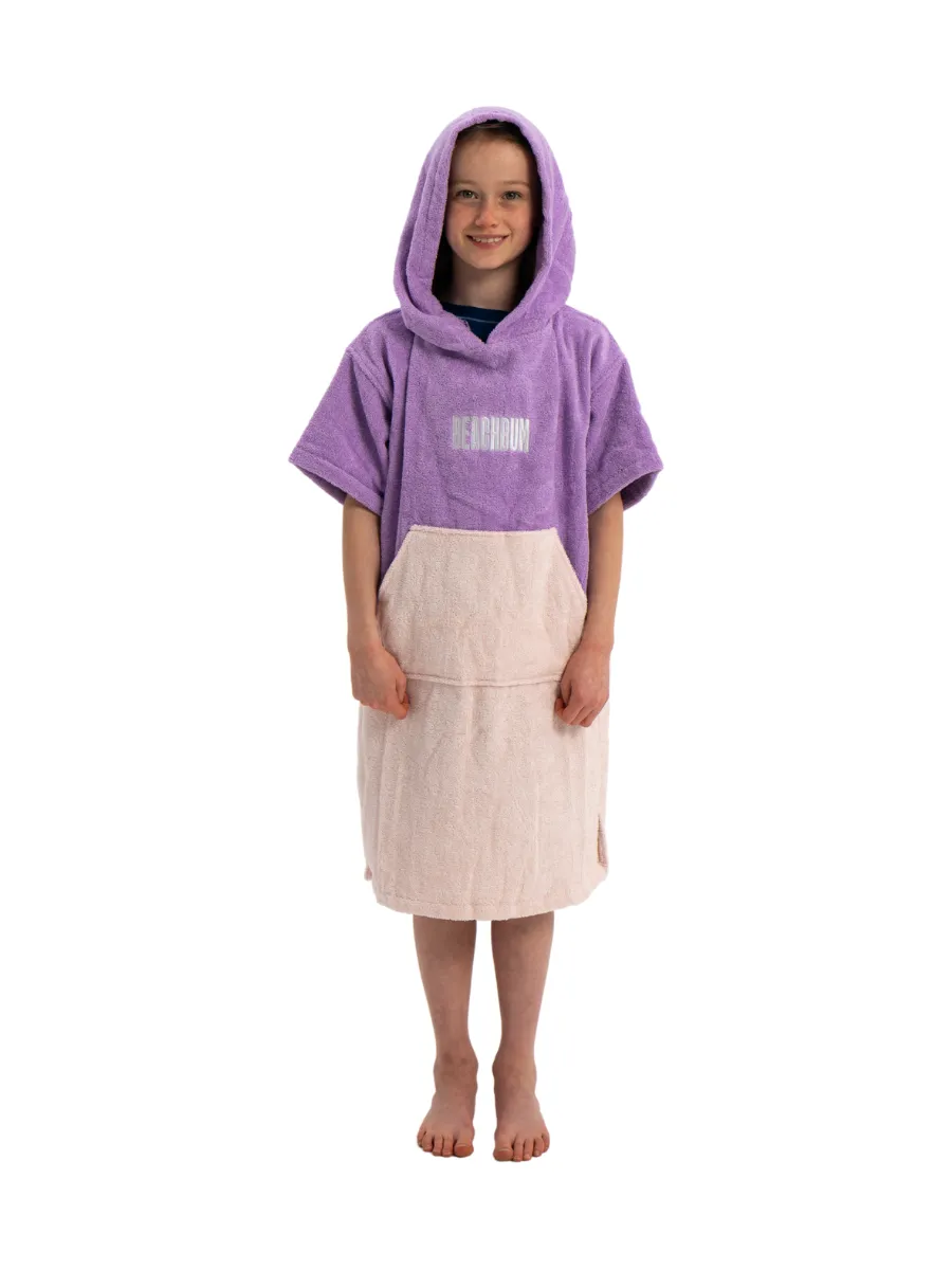Kids Towelling Poncho - Malibu Sky