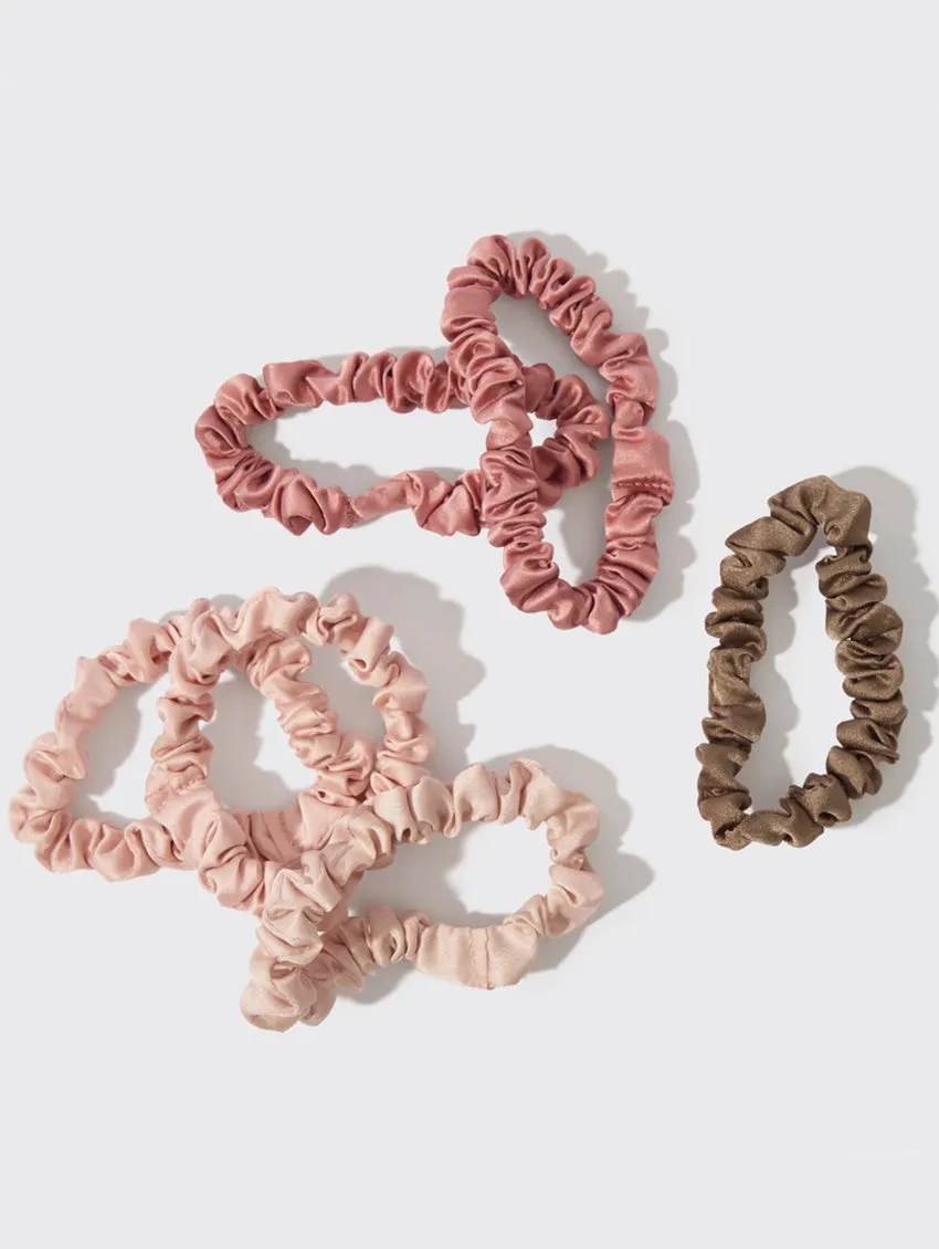 Kitsch Ultra Petite Satin Scrunchies