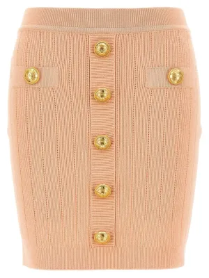 Knitted mini skirt
