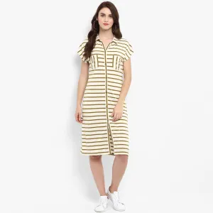 Knitted Stripe Dress