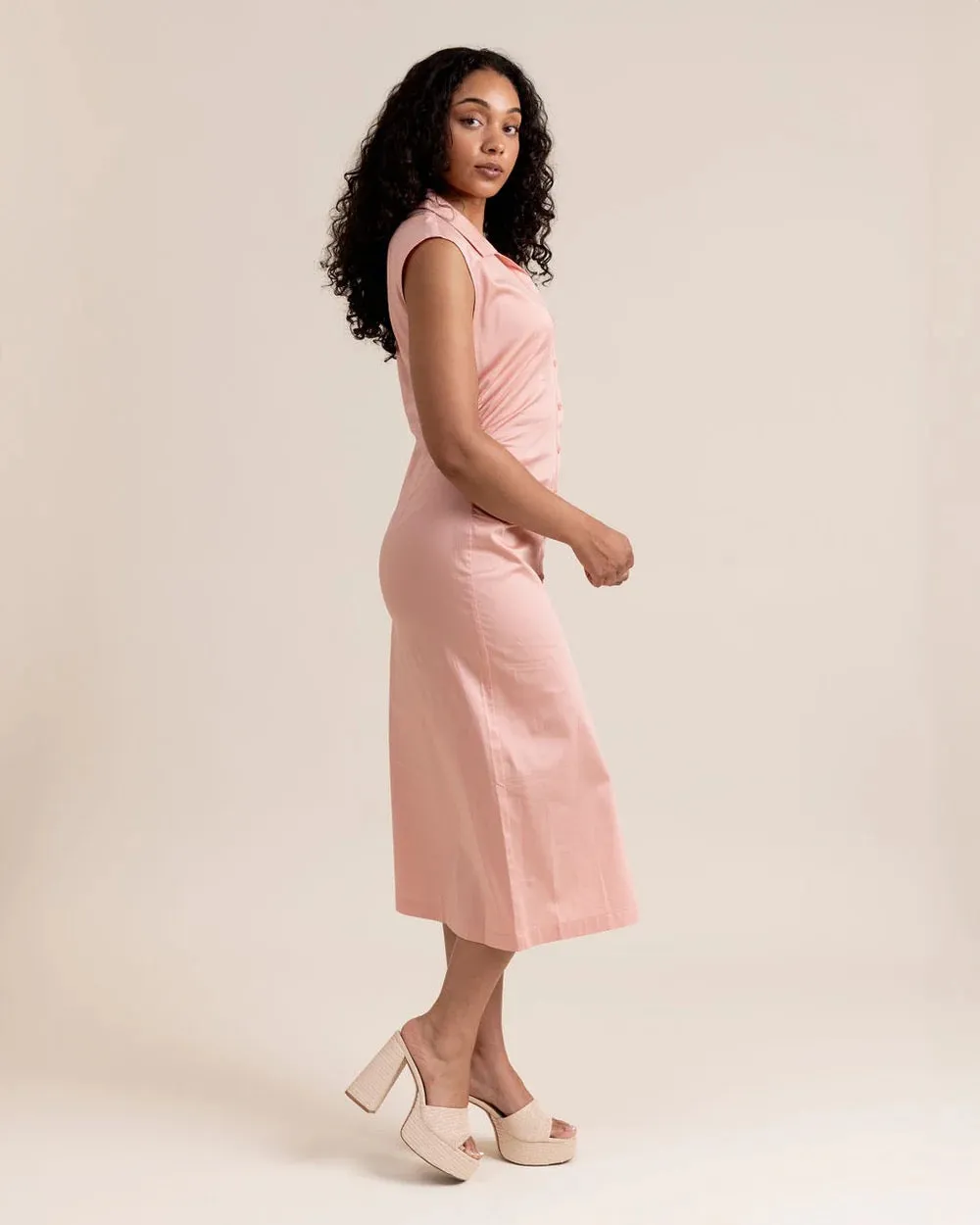 Layna Buttondown Dress