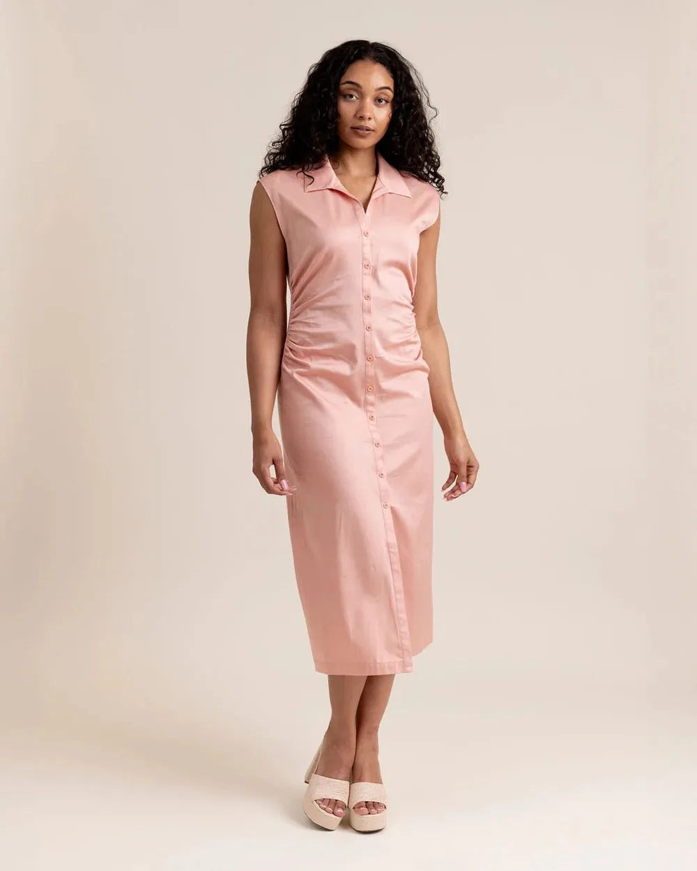 Layna Buttondown Dress