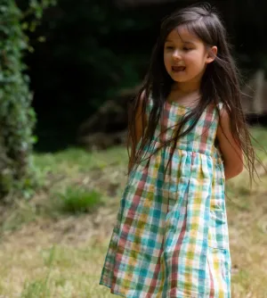 Little Green Radicals Rainbow Reversible Pinny Dress