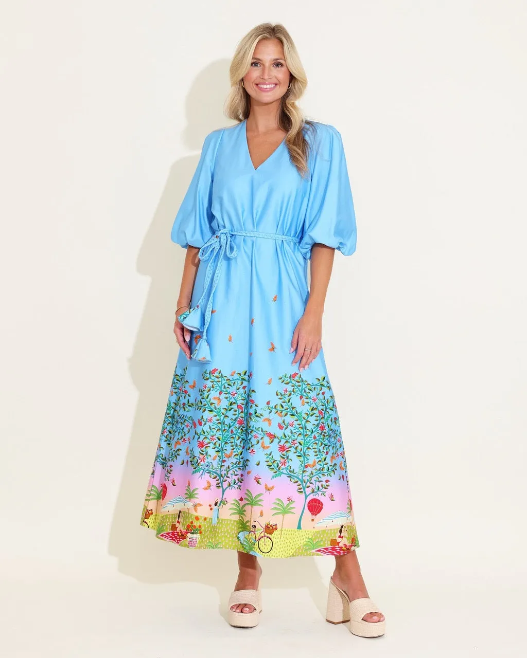Lizzie Dress in Promenade