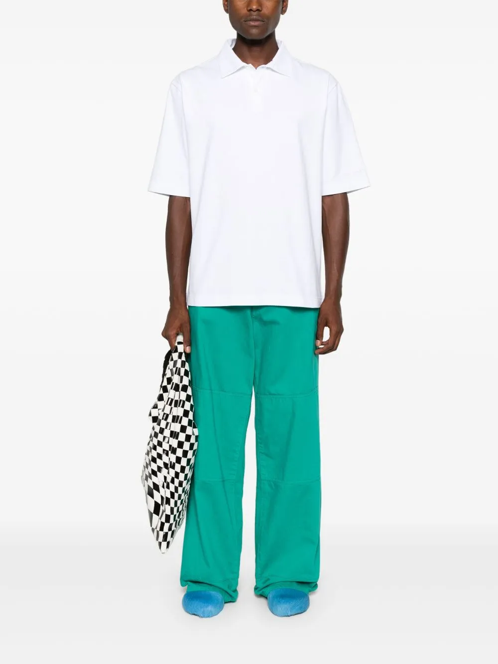 Logo cotton polo shirt