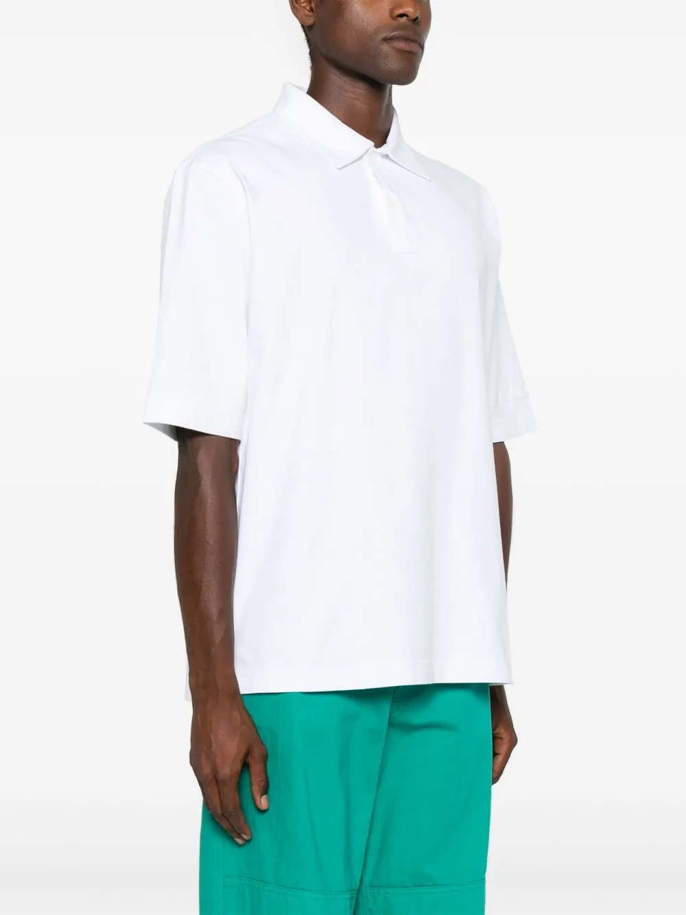 Logo cotton polo shirt