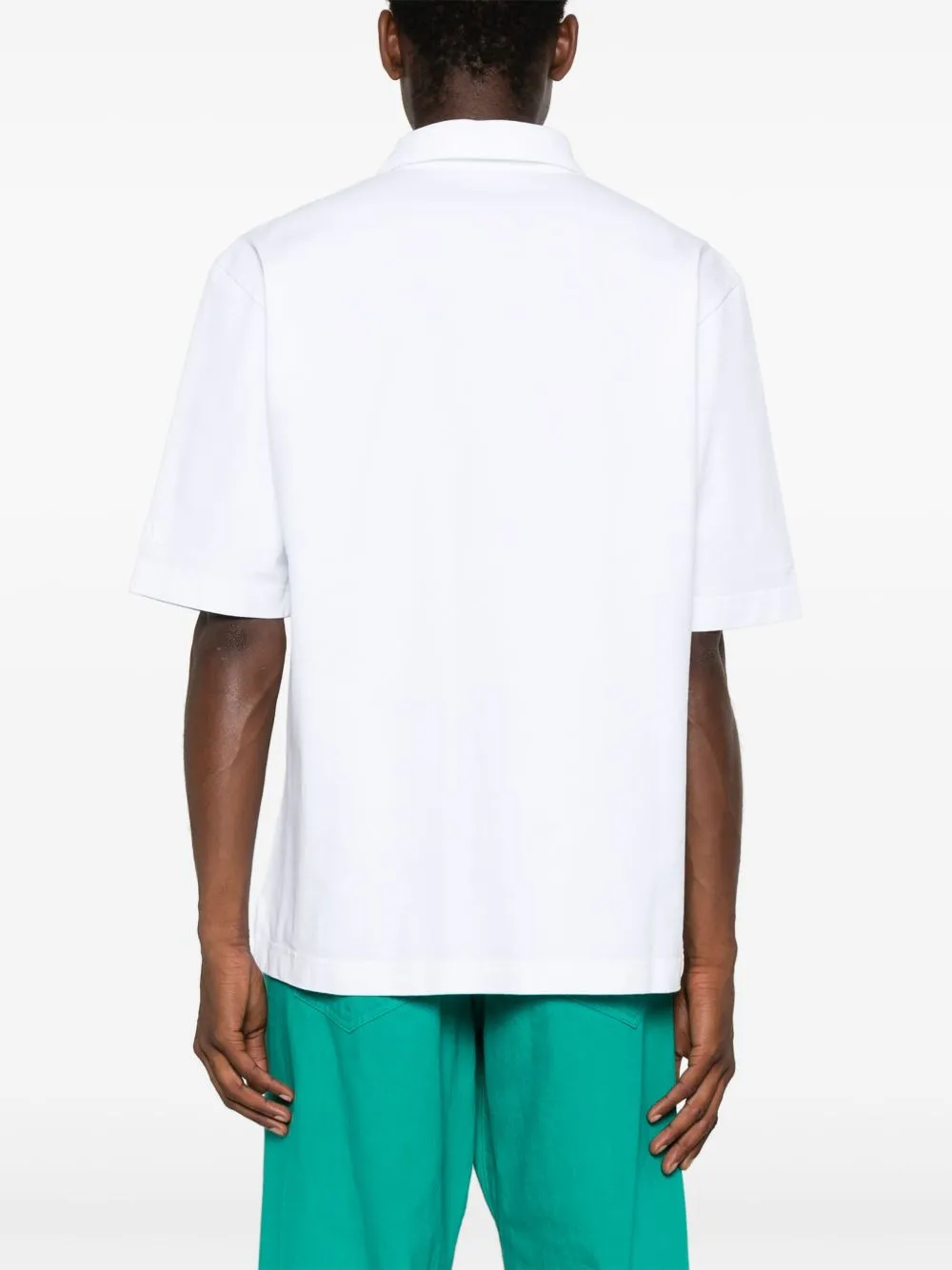 Logo cotton polo shirt