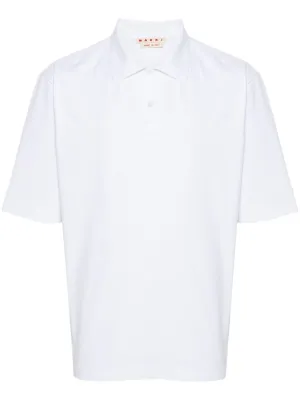 Logo cotton polo shirt
