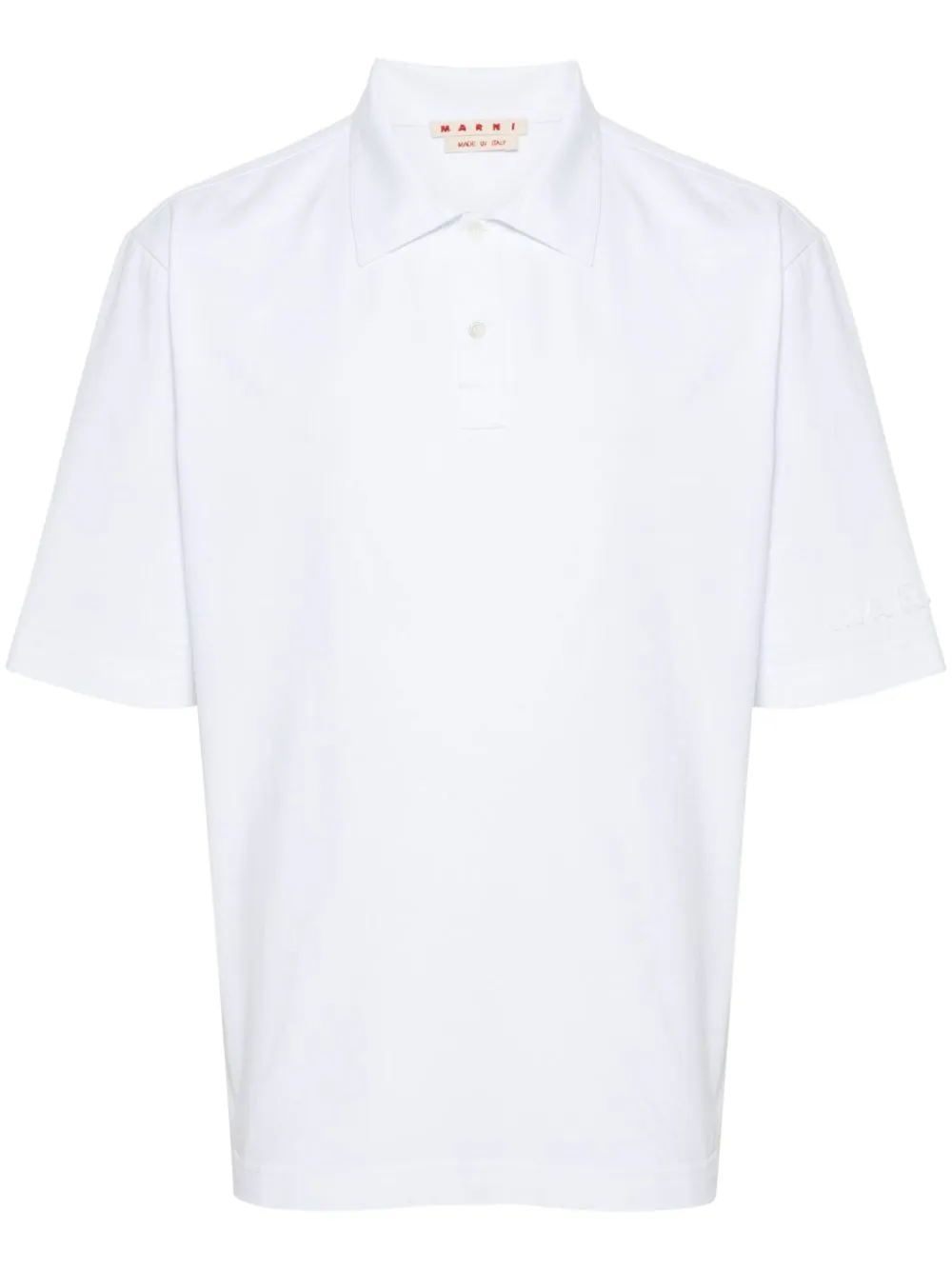 Logo cotton polo shirt
