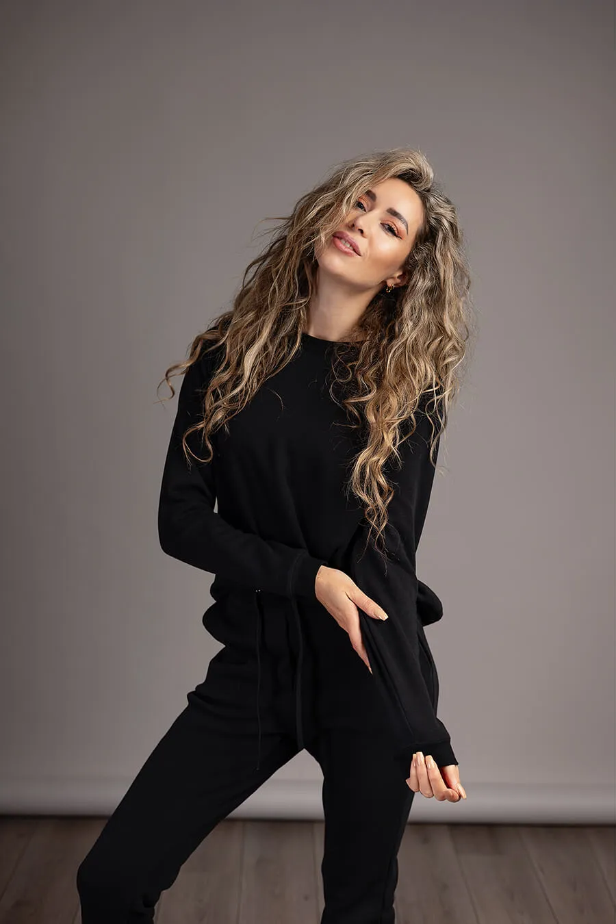 Loungewear: Winter Sweatpants BLACK CLEARANCE SALE