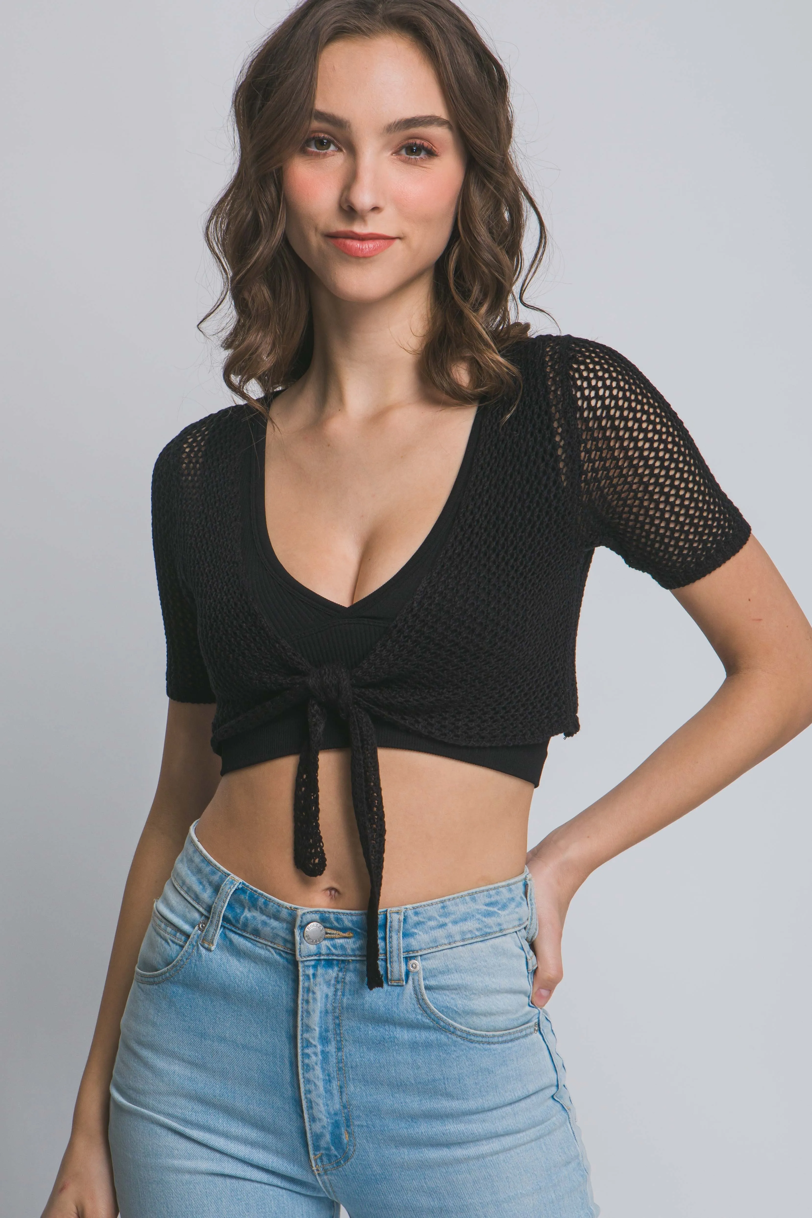 Love Tree Crochet Shrug