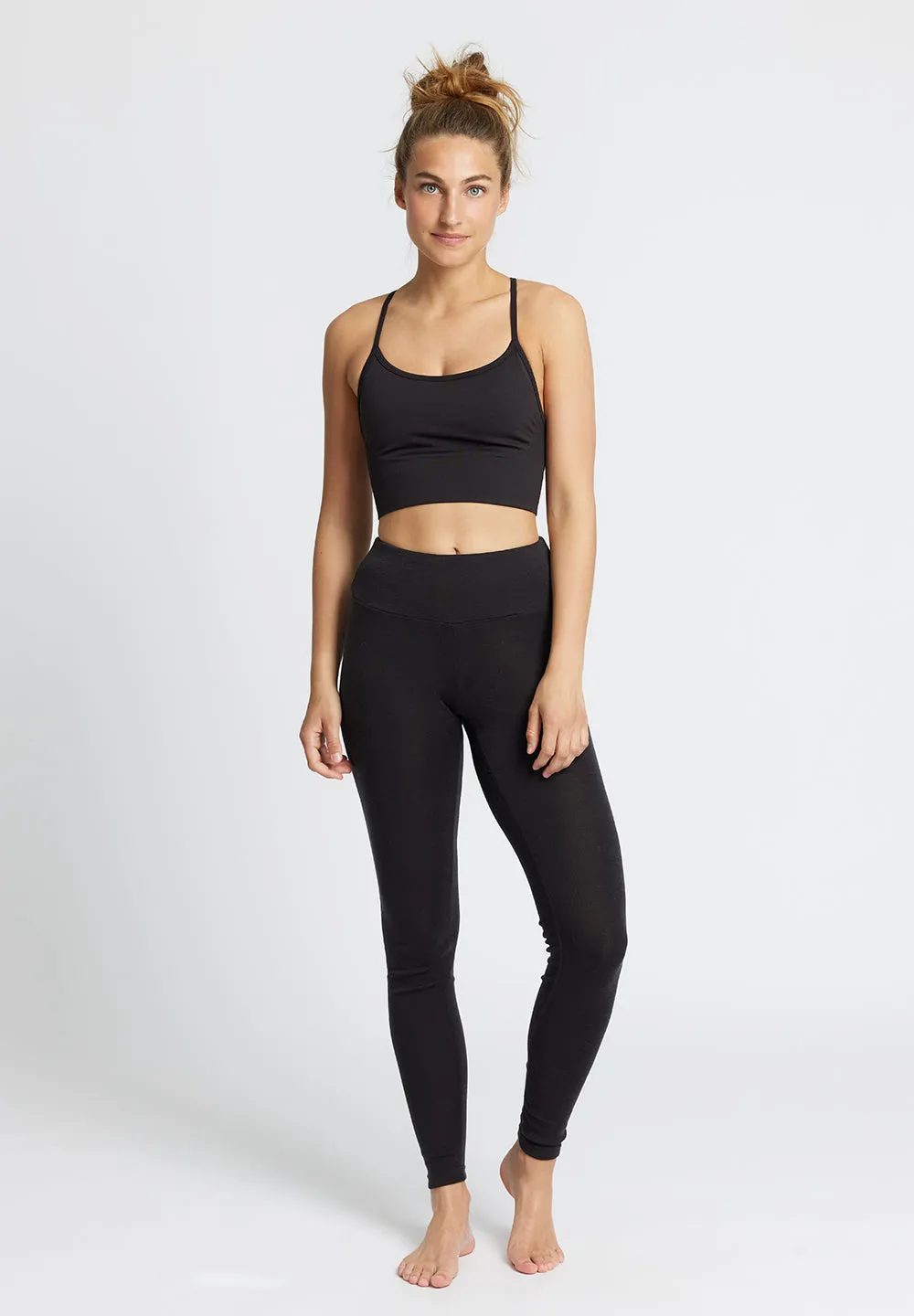 Malu wool slim pants - almost black