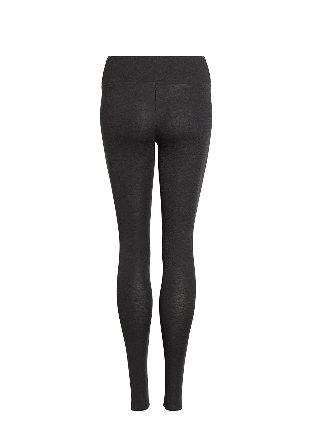 Malu wool slim pants - almost black