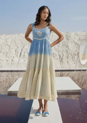Marine sun blue dress