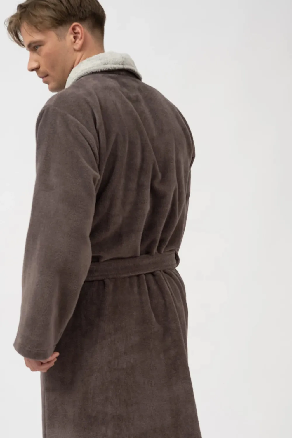 Men’s Shawl Collar Bamboo Blend Robe