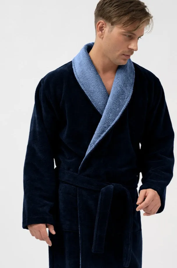 Men’s Shawl Collar Bamboo Blend Robe