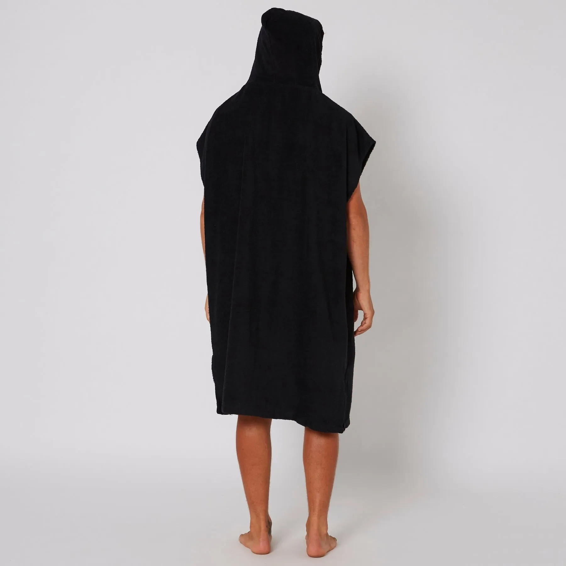 Mens Terry Hooded Poncho