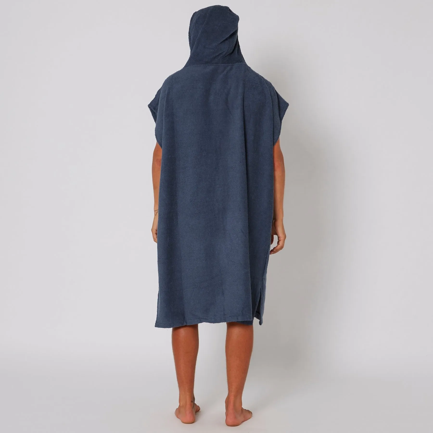Mens Terry Hooded Poncho