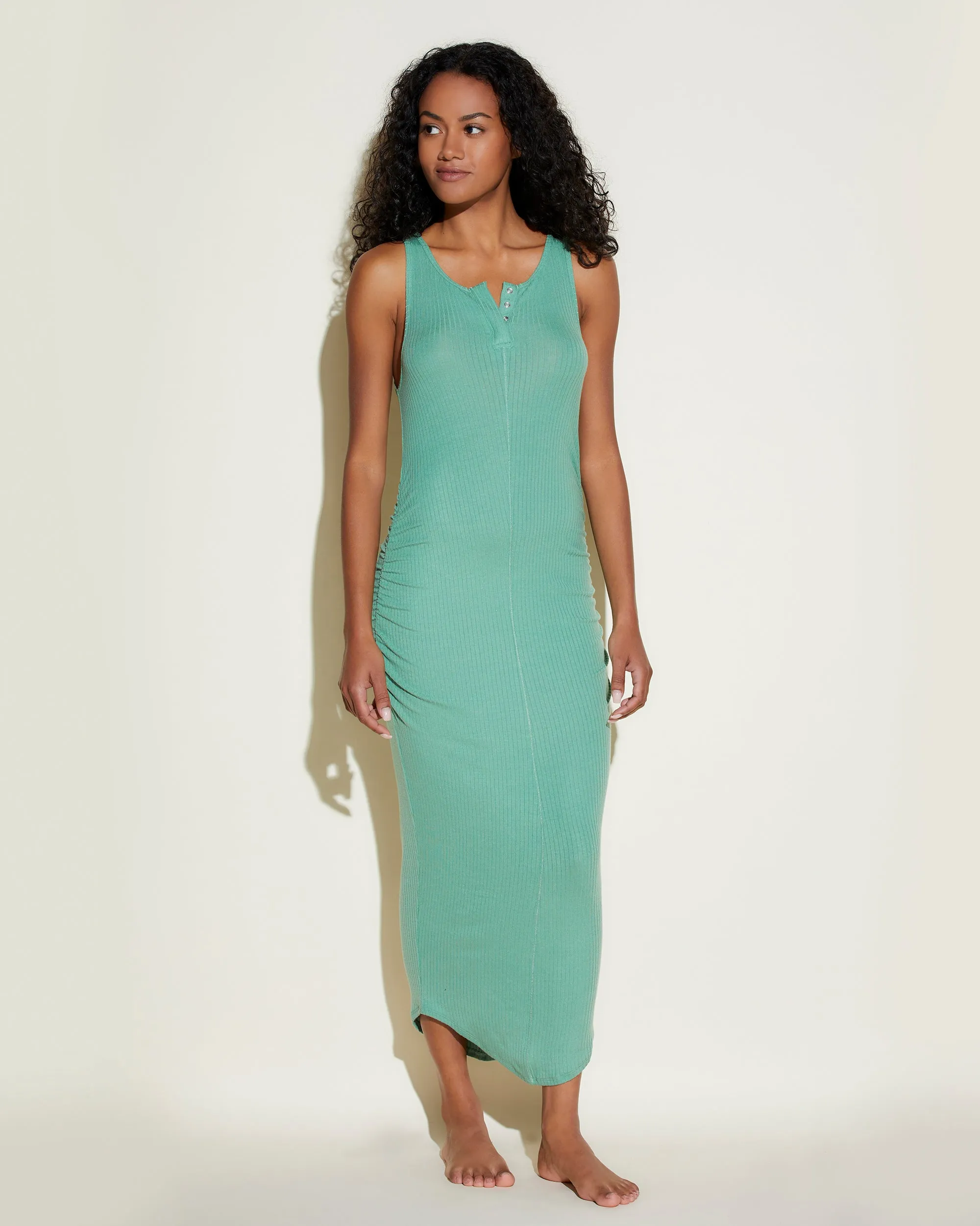 Midi Henley Dress