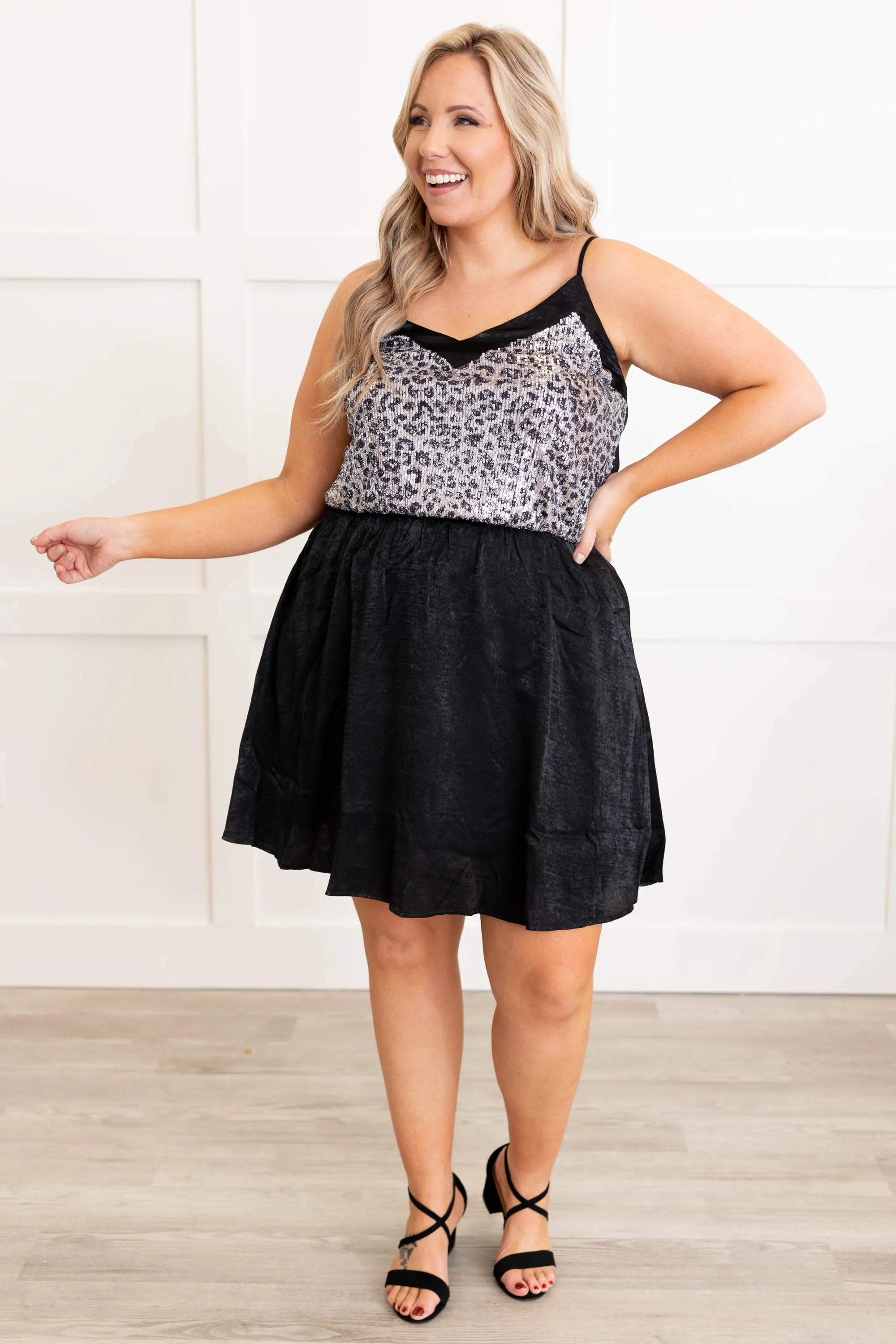Midnight Sun Dress, Black