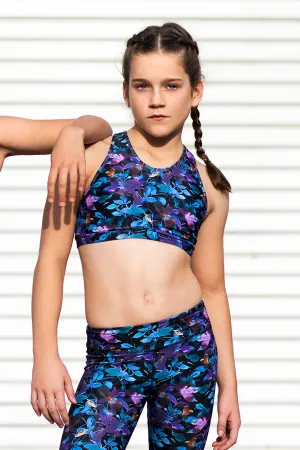 Mila Racer Crop - Florida Floral