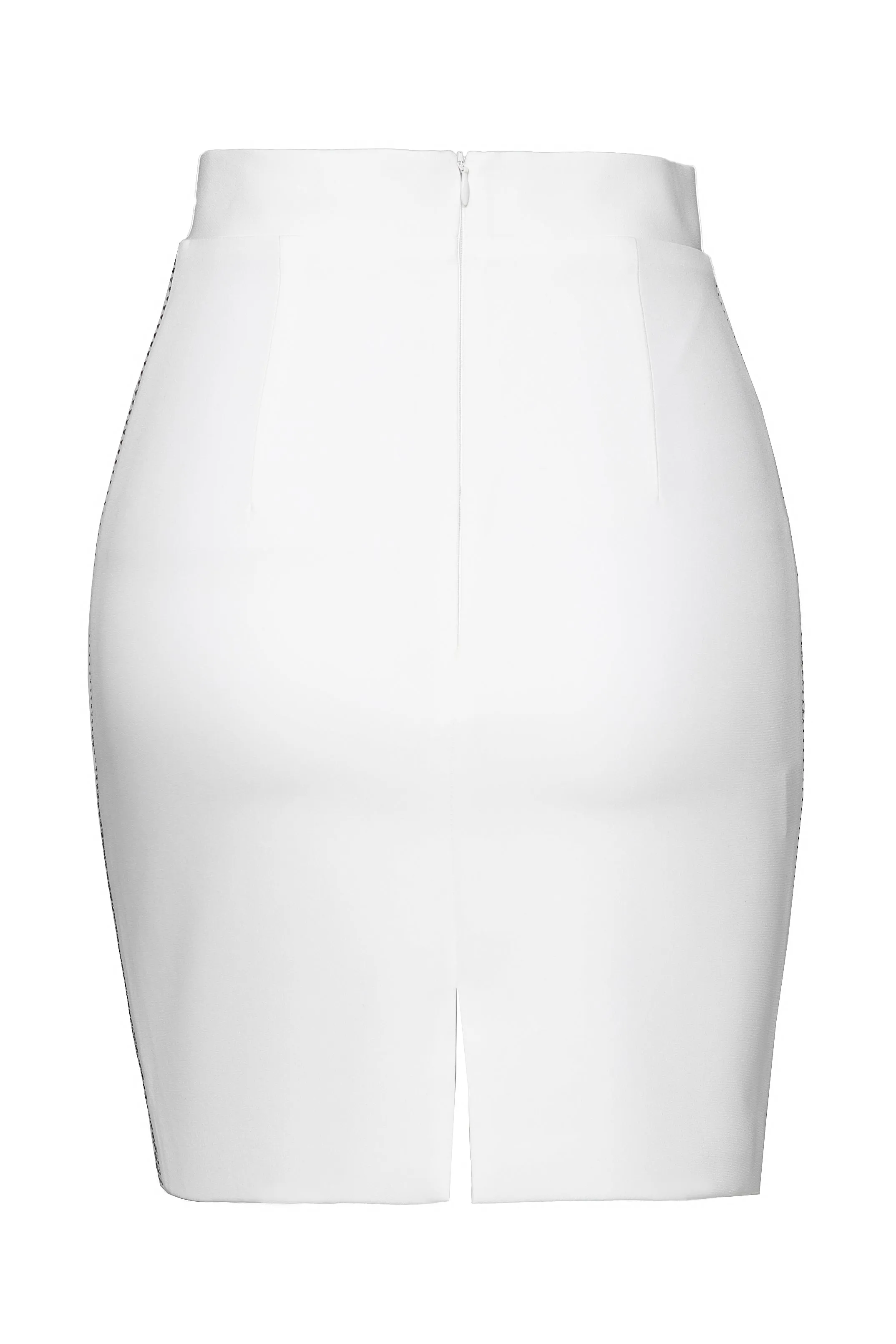 Mini skirt with crystals