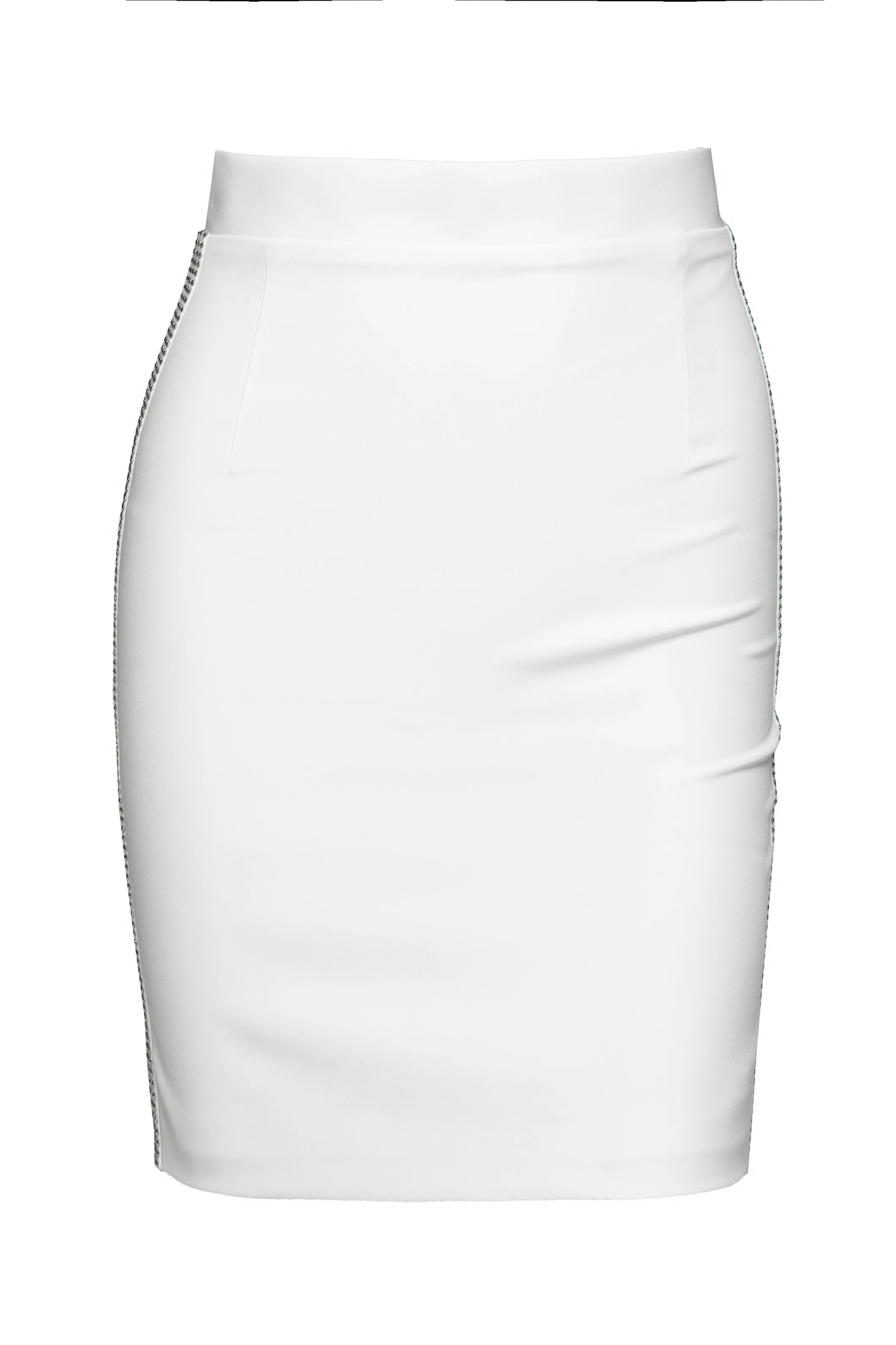 Mini skirt with crystals