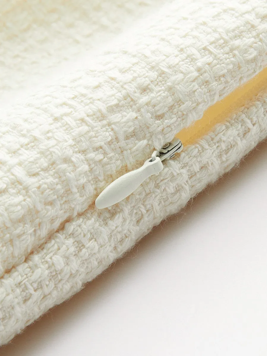Minimalist A-Line Zipper Mini Skirt