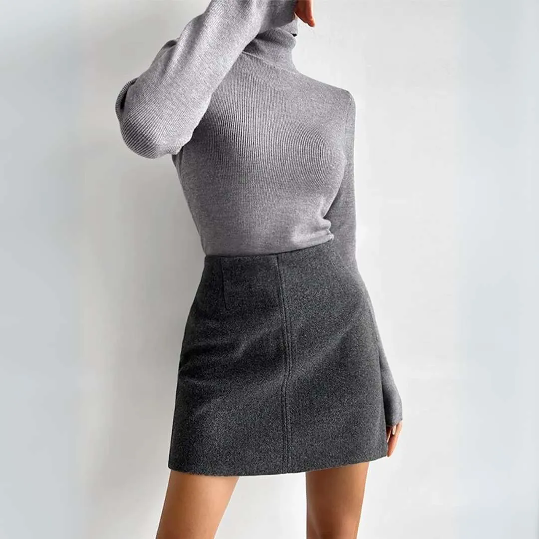 Misty™ | Leisure Piping A-Line Skirt