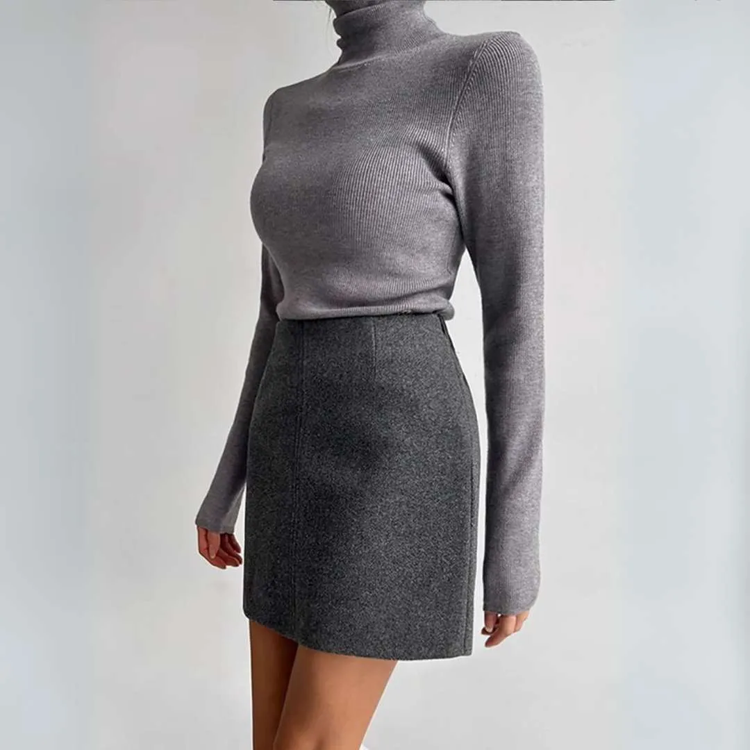Misty™ | Leisure Piping A-Line Skirt