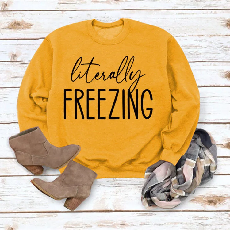 multicolors I am freezing shirt