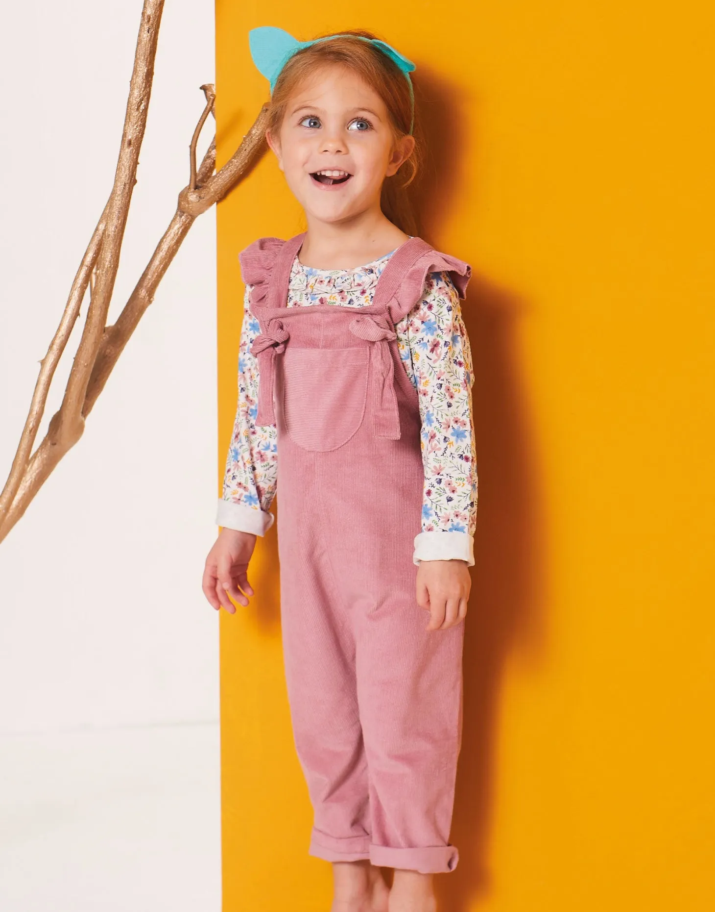 Multicoloured Floral, Stripe Print And Plain Top - 3 Pack