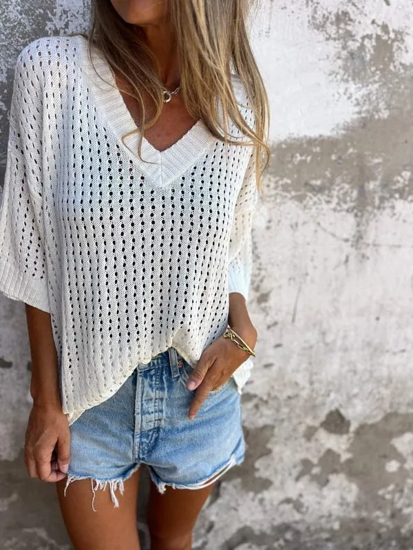 Nancy | Loose Crochet Beach Top