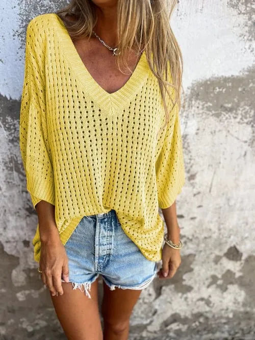 Nancy | Loose Crochet Beach Top