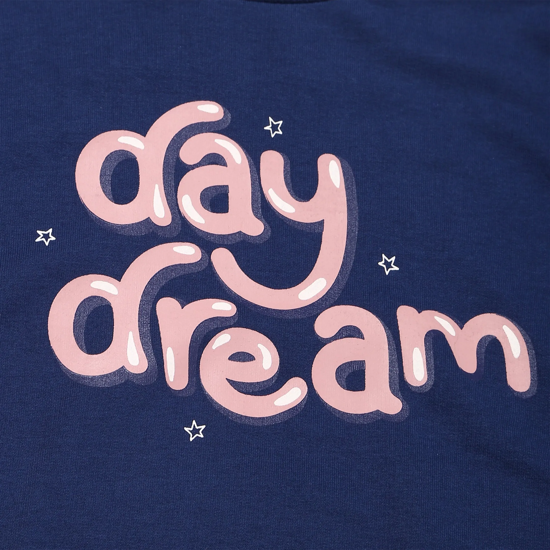Navy Day Dream Slogan Print Sweatshirt
