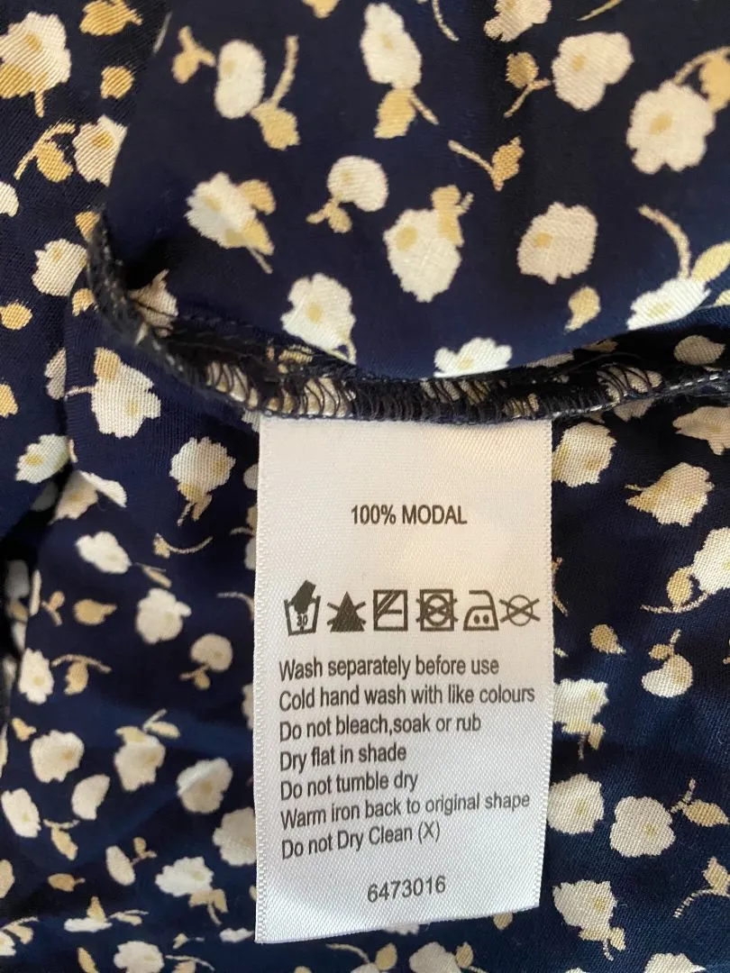 Navy floral All About Eve Tops, 14