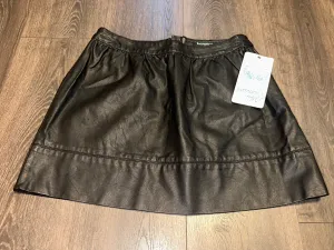 NWT Harmony   Havoc (Medium) Brand New Black Faux Leather Mini Skirt