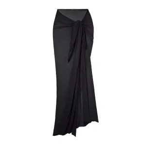 Nyla Pareo Long in Black