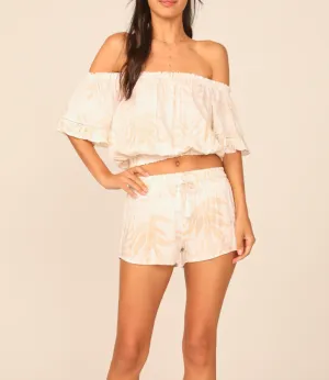 Off Shoulder Bell Sleeve Top