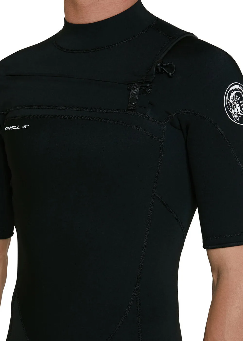 ONeill Defender 2mm Chest Zip Short Sleeve Steamer
