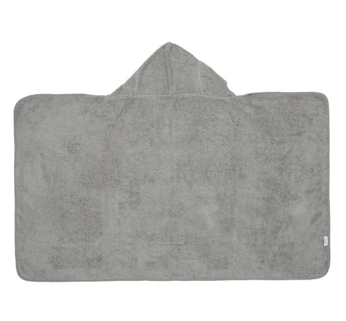 Organic Baby Towel Grey