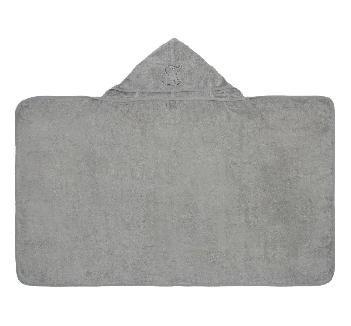Organic Baby Towel Grey